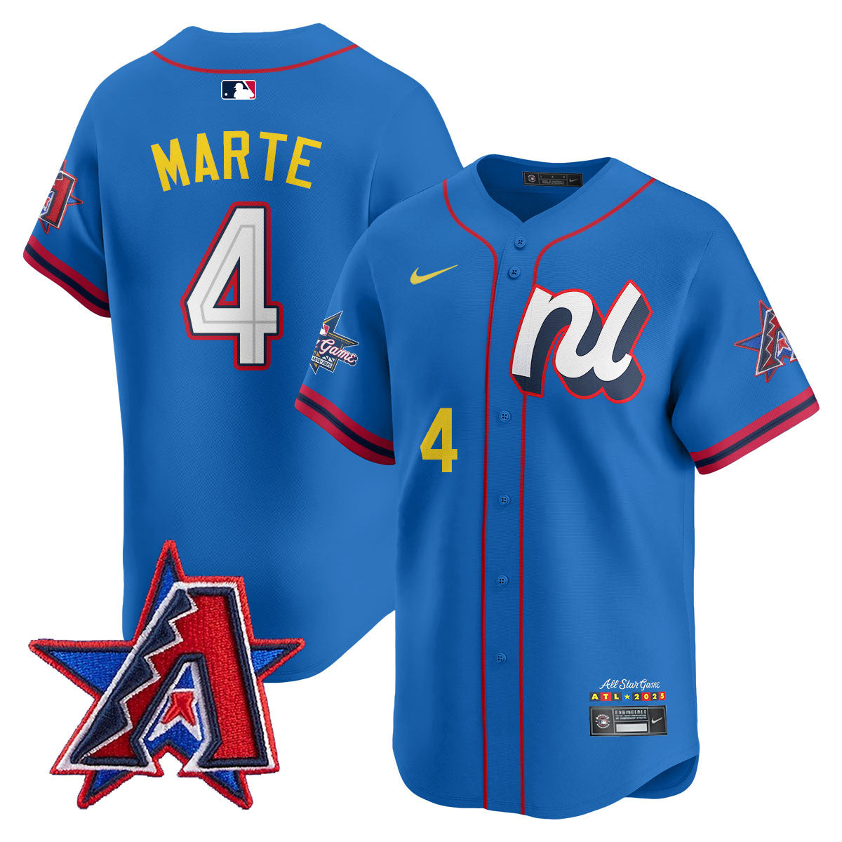 Men's National League 2025 MLB All-Star Jersey V2 - All Stitched