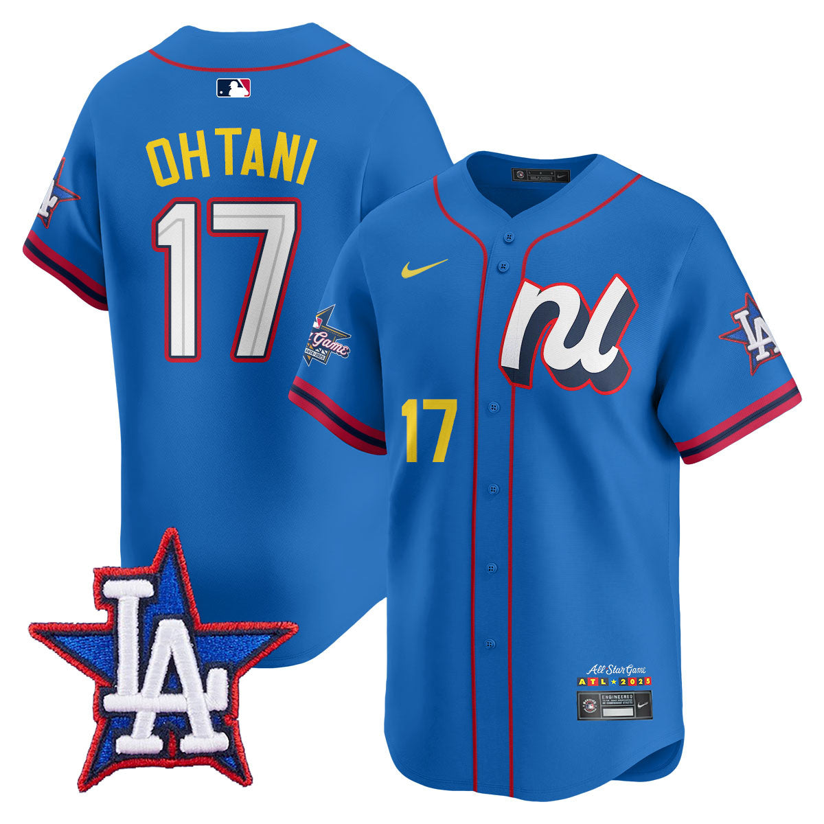 Men's National League 2025 MLB All-Star Jersey V2 - All Stitched