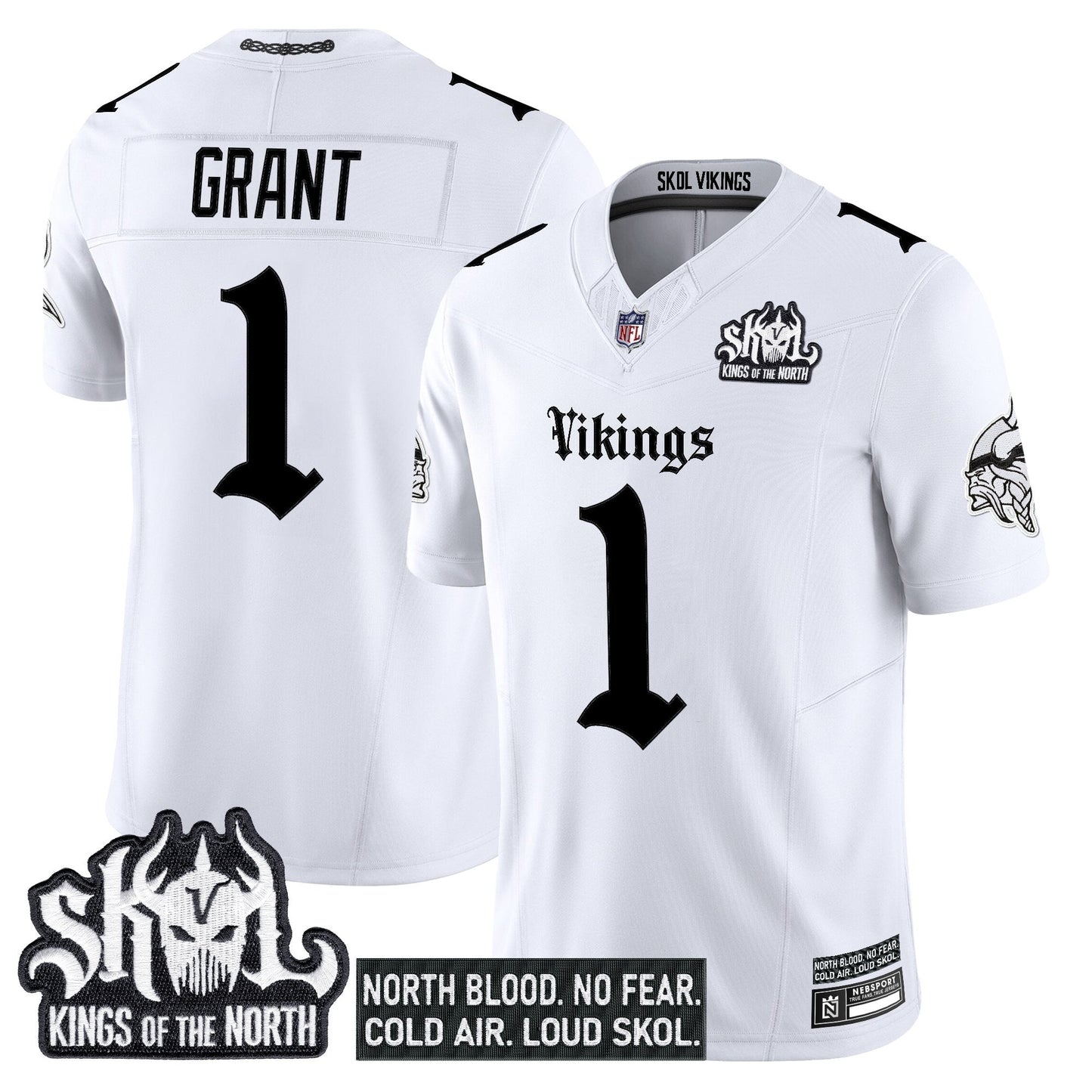 Men's Minnesota Vikings 'Gothic Norseblood Edition' Vapor Limited Jersey - All Stitched