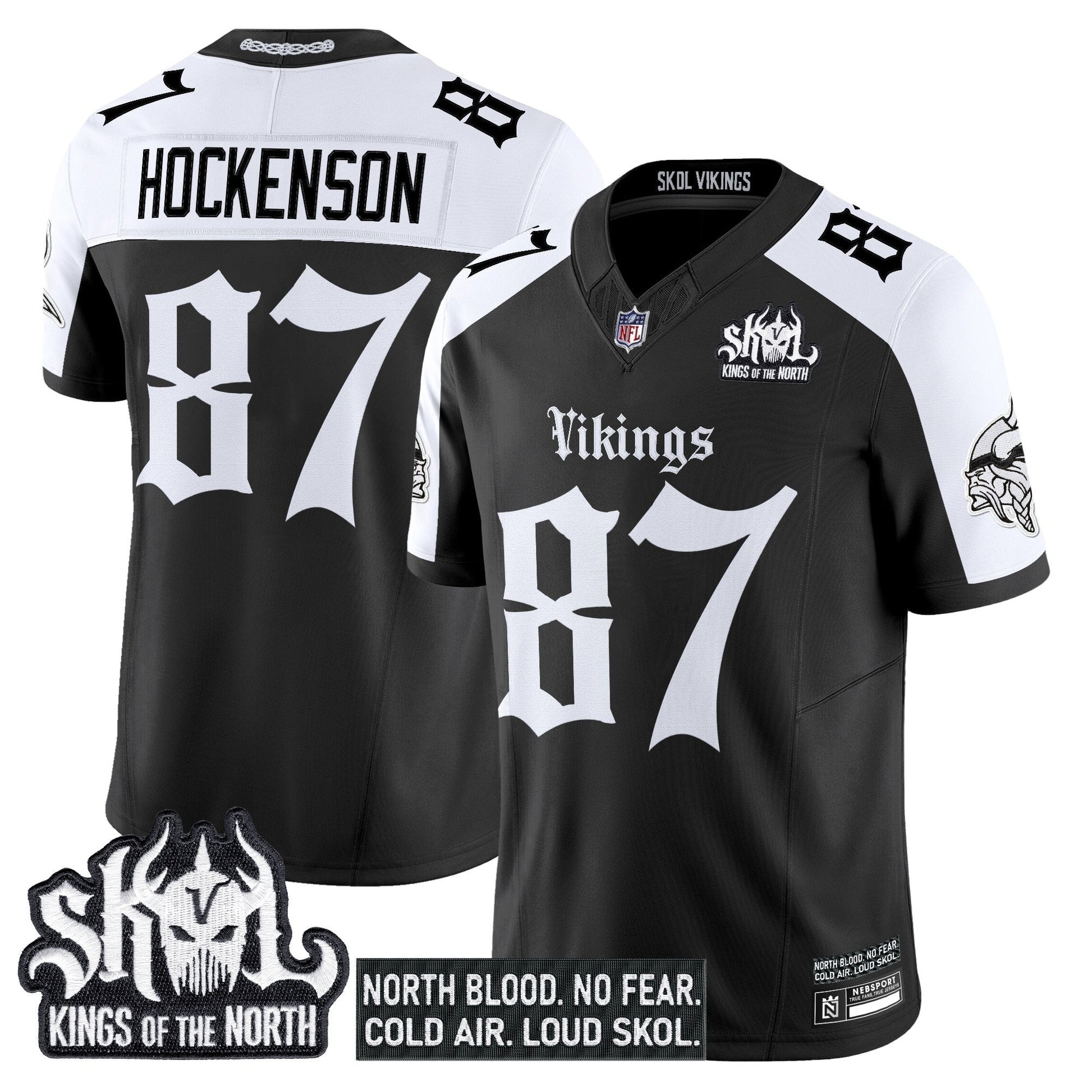 Men's Minnesota Vikings 'Gothic Norseblood Edition' Vapor Limited Jersey - All Stitched
