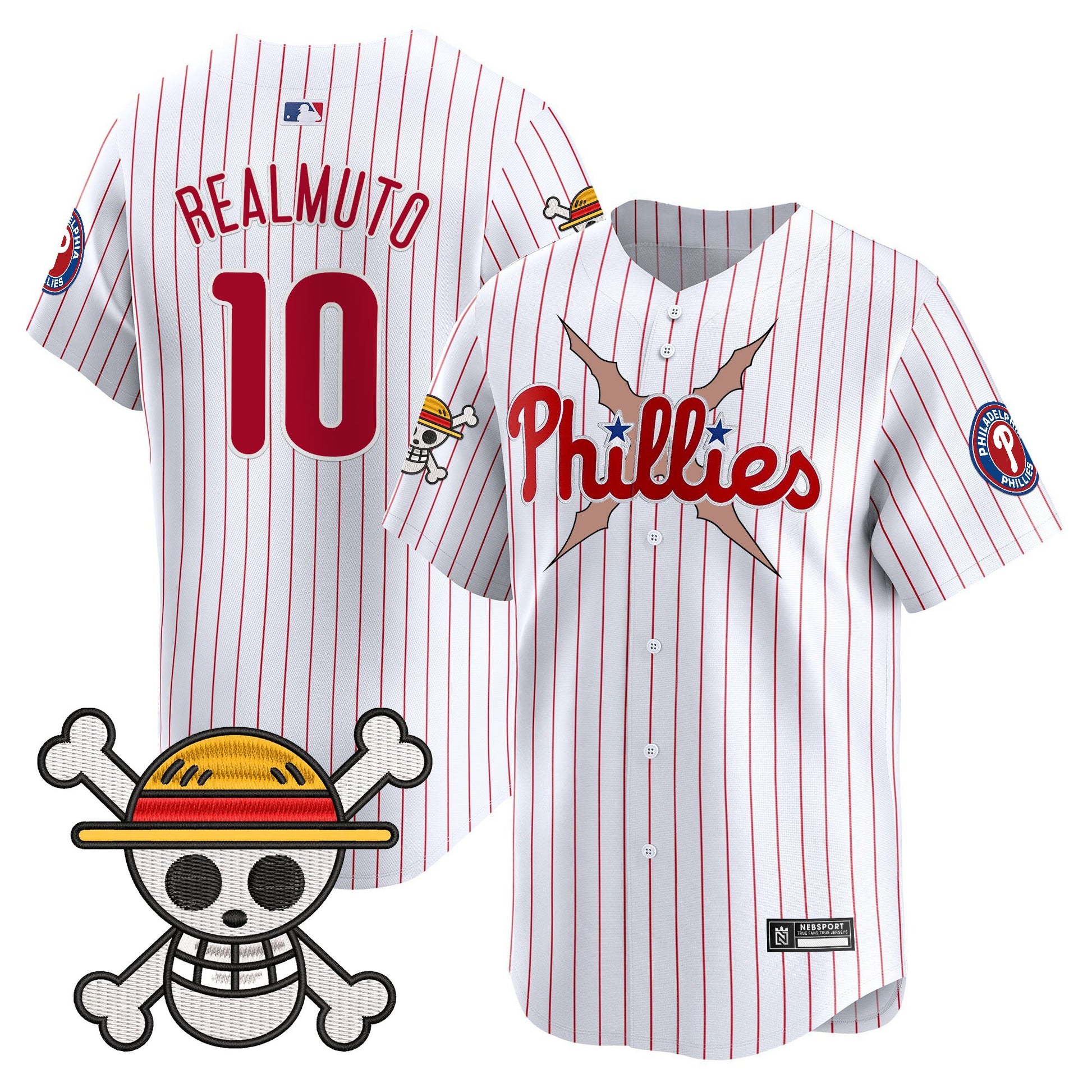 Men's Philadelphia Phillies x One Piece 2025 Vapor Premier Limited Jersey - All Stitched