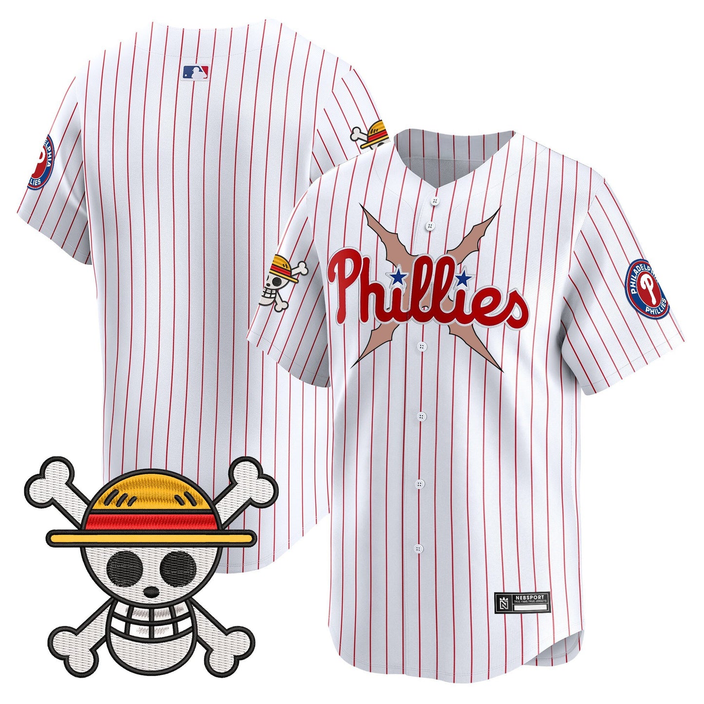 Men's Philadelphia Phillies x One Piece 2025 Vapor Premier Limited Jersey - All Stitched