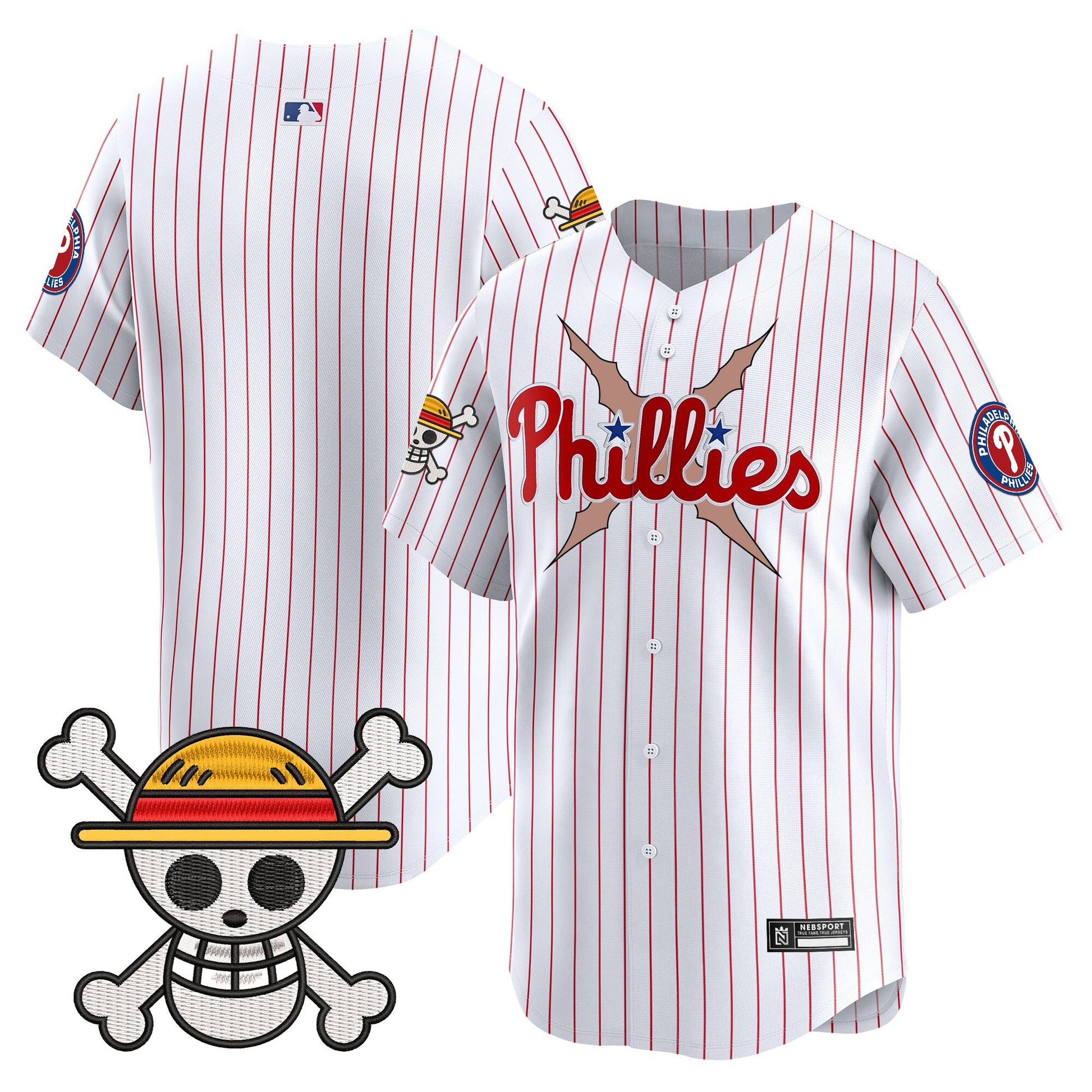 Men's Philadelphia Phillies x One Piece 2025 Vapor Premier Limited Jersey - All Stitched