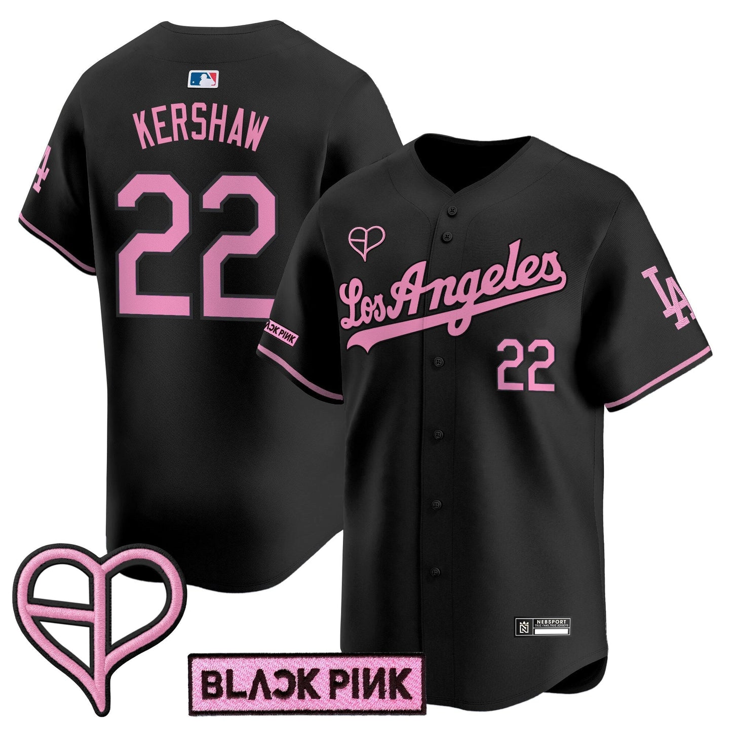 Unisex Los Angeles Dodgers x BLACKPINK 2025 Vapor Premier Limited Jersey - All Stitched