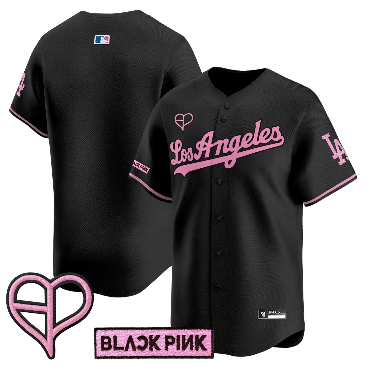 Unisex Los Angeles Dodgers x BLACKPINK 2025 Vapor Premier Limited Jersey - All Stitched