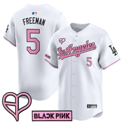 Unisex Los Angeles Dodgers x BLACKPINK 2025 Vapor Premier Limited Jersey - All Stitched