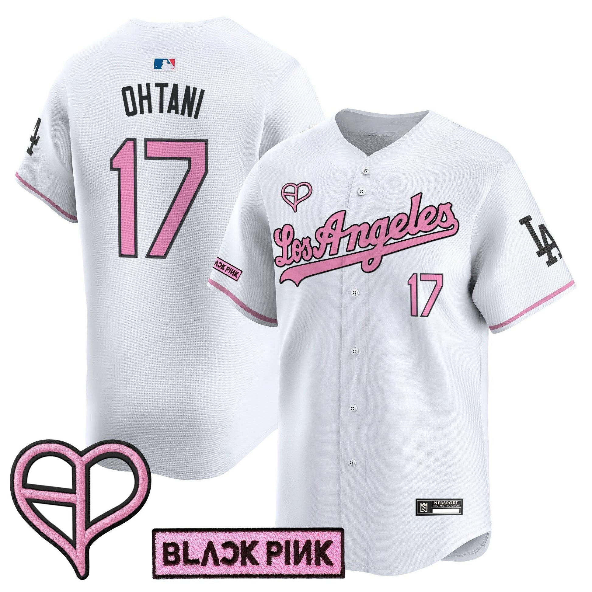 Unisex Los Angeles Dodgers x BLACKPINK 2025 Vapor Premier Limited Jersey - All Stitched