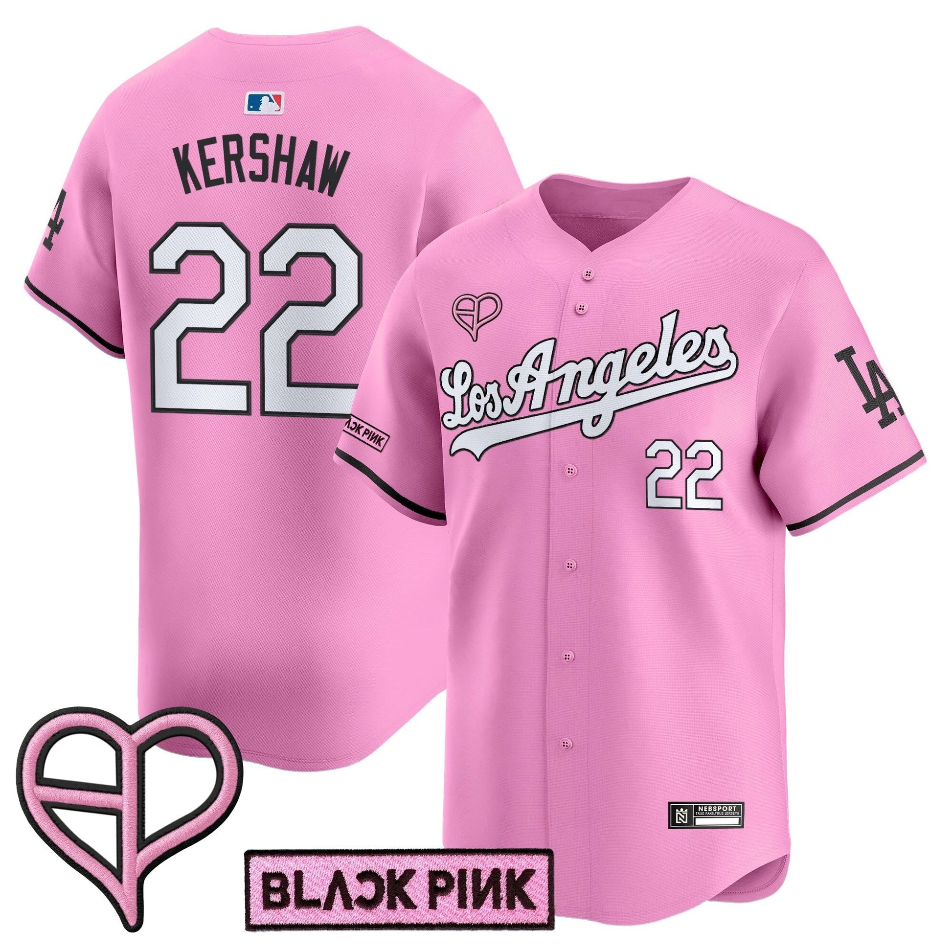 Unisex Los Angeles Dodgers x BLACKPINK 2025 Vapor Premier Limited Jersey - All Stitched