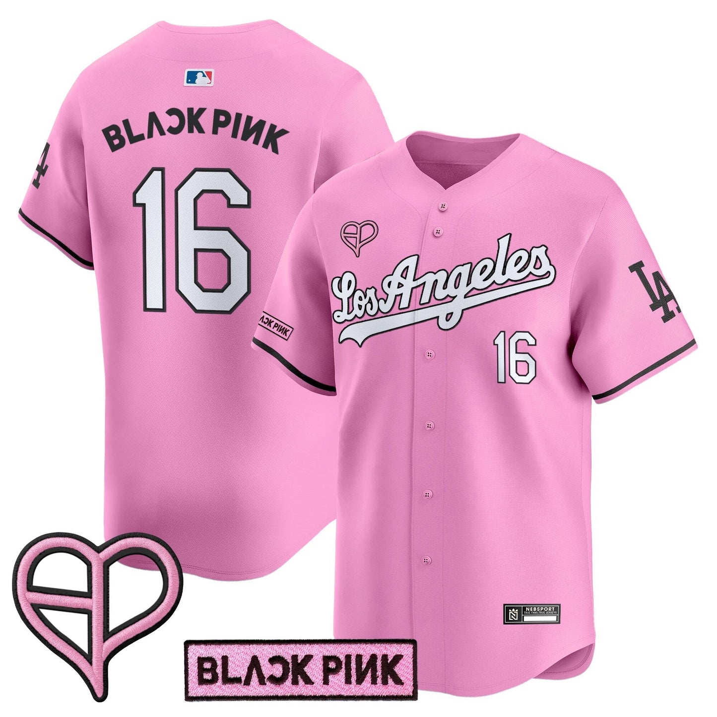 Unisex Los Angeles Dodgers x BLACKPINK 2025 Vapor Premier Limited Jersey - All Stitched