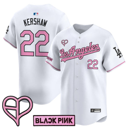 Unisex Los Angeles Dodgers x BLACKPINK 2025 Vapor Premier Limited Jersey - All Stitched