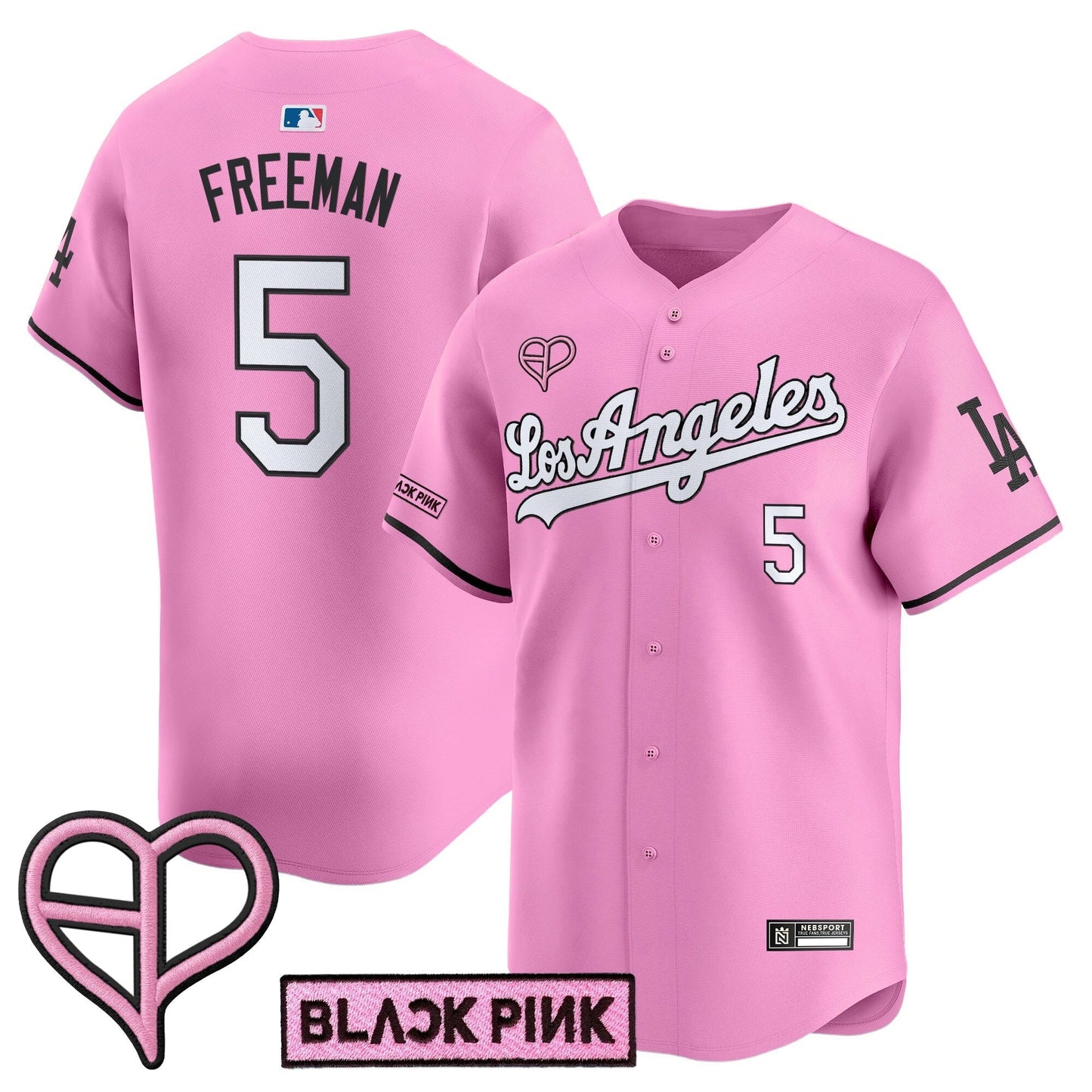 Unisex Los Angeles Dodgers x BLACKPINK 2025 Vapor Premier Limited Jersey - All Stitched