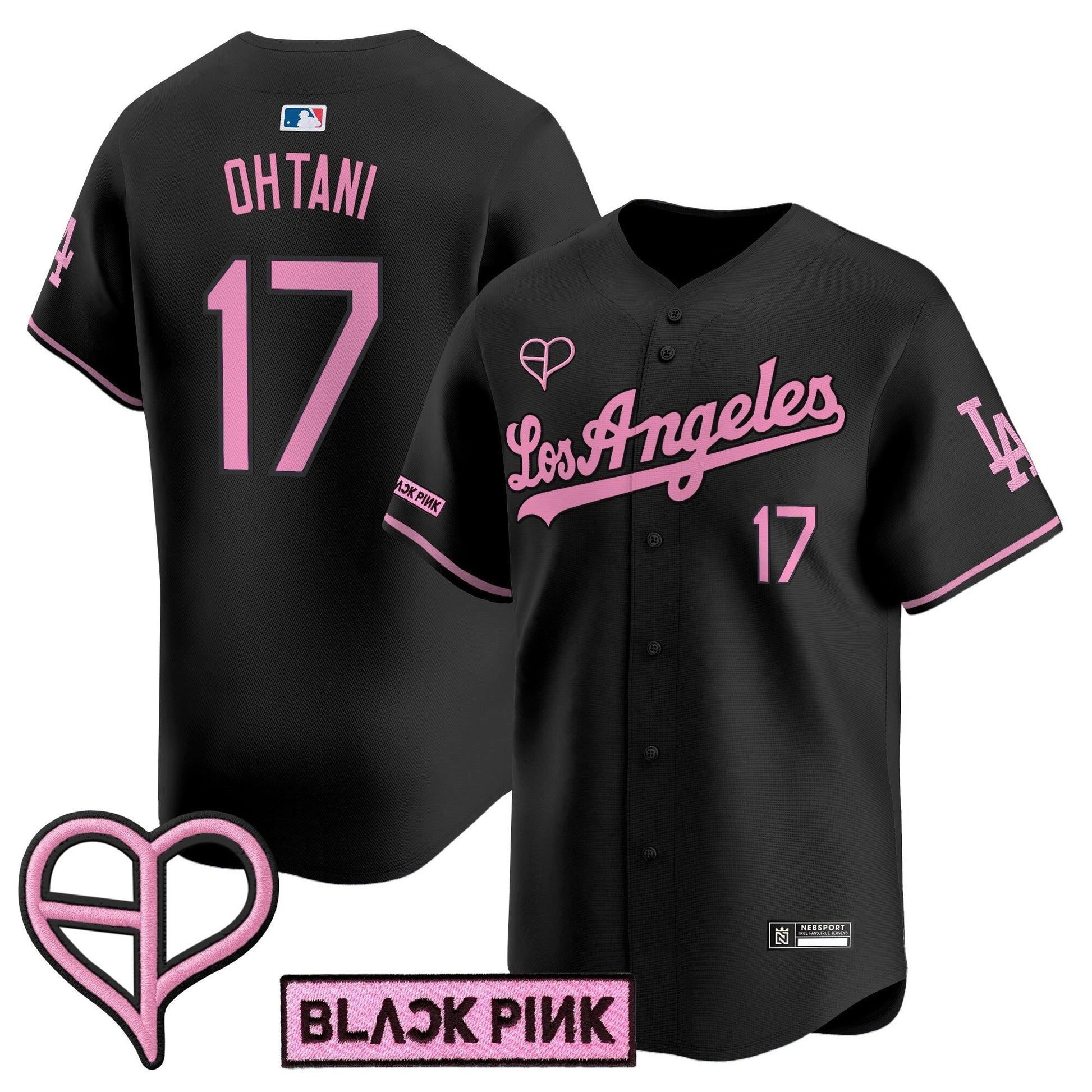 Unisex Los Angeles Dodgers x BLACKPINK 2025 Vapor Premier Limited Jersey - All Stitched