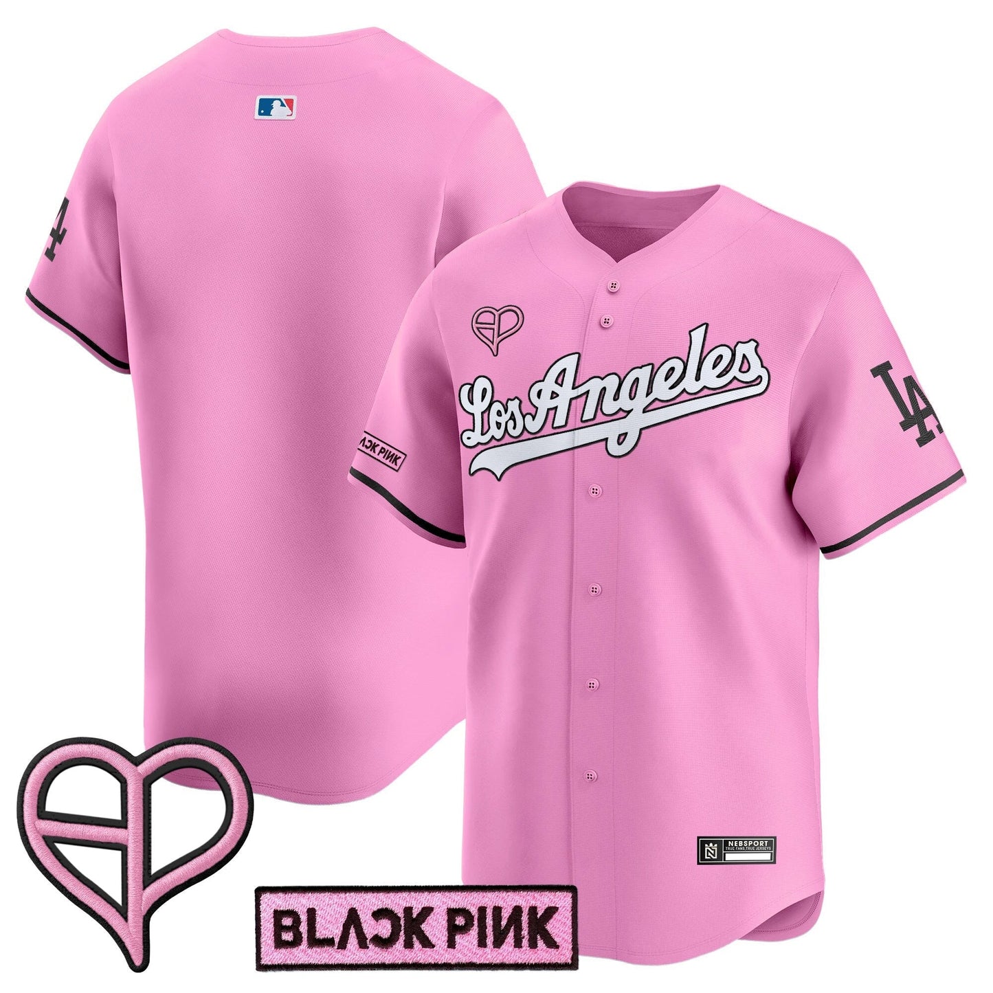 Unisex Los Angeles Dodgers x BLACKPINK 2025 Vapor Premier Limited Jersey - All Stitched