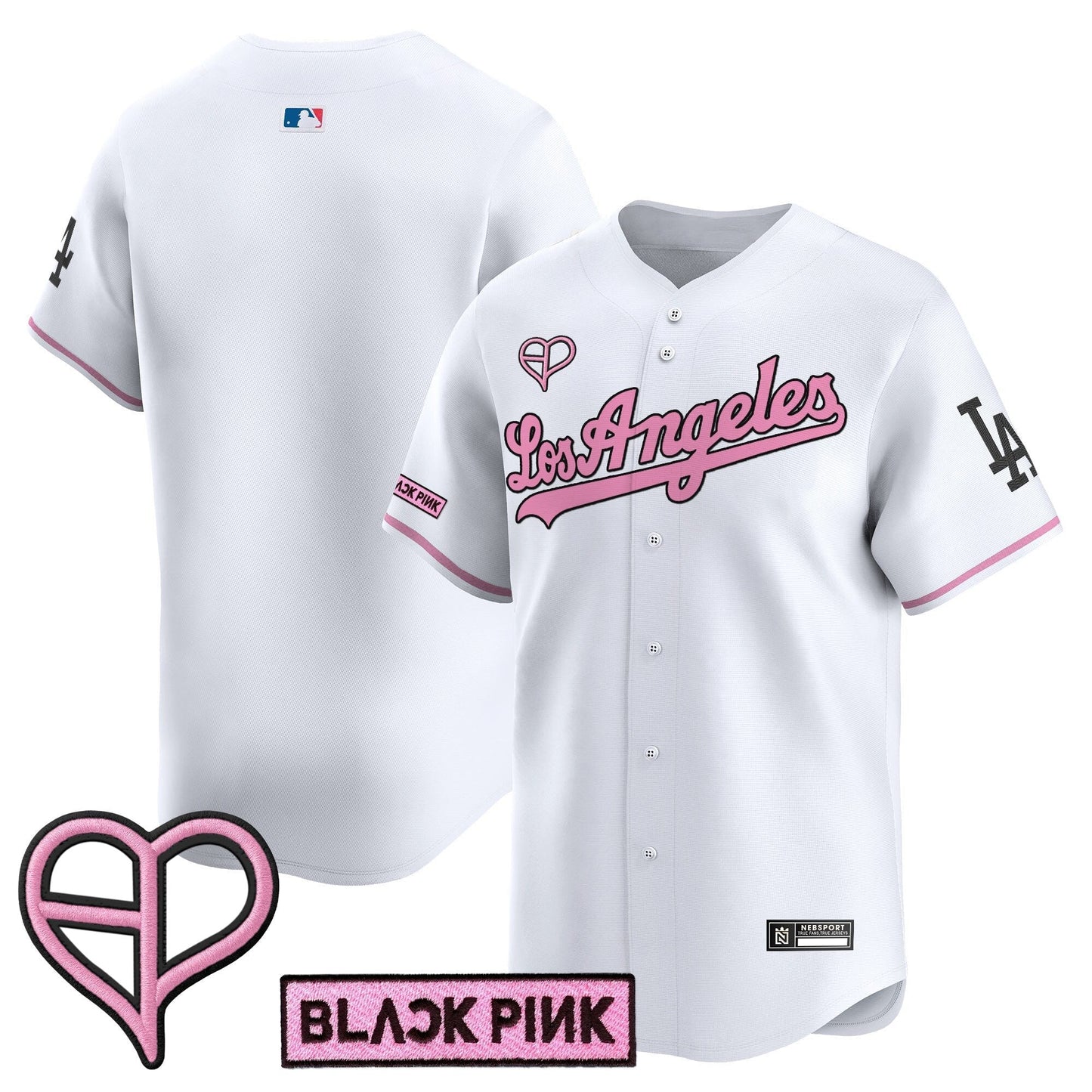 Unisex Los Angeles Dodgers x BLACKPINK 2025 Vapor Premier Limited Jersey - All Stitched