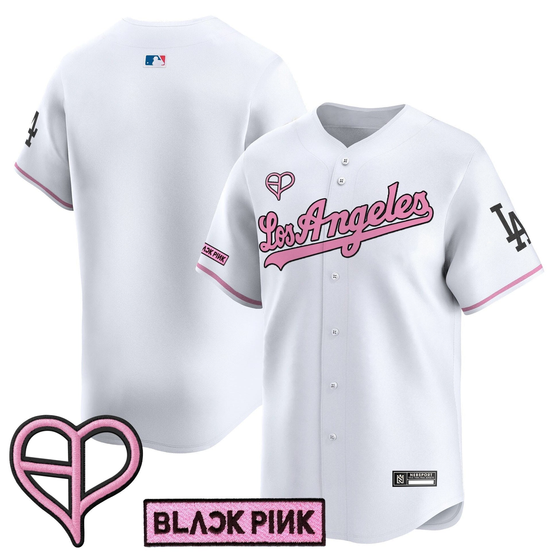 Unisex Los Angeles Dodgers x BLACKPINK 2025 Vapor Premier Limited Jersey - All Stitched