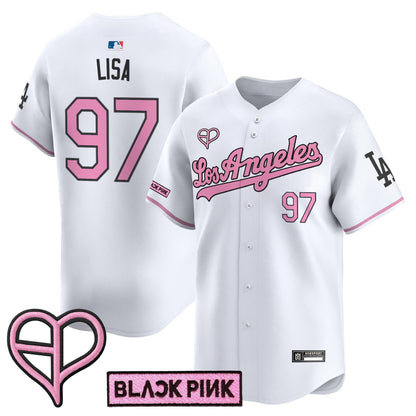 Unisex Los Angeles Dodgers x BLACKPINK 2025 Vapor Premier Limited Jersey - All Stitched