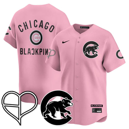Men's Chicago Cubs BLΛƆKPIИK 2025 Limited Jersey - All Stitched