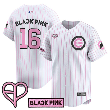 Unisex Chicago Cubs x BLACKPINK 2025 Vapor Premier Limited Jersey - All Stitched
