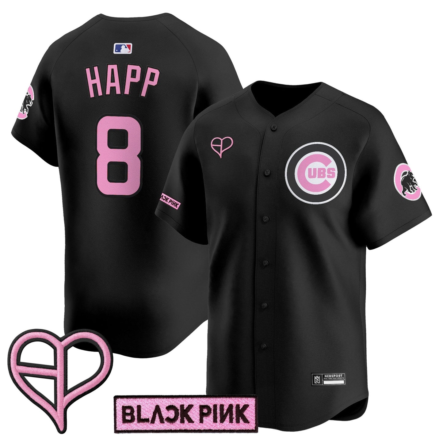 Unisex Chicago Cubs x BLACKPINK 2025 Vapor Premier Limited Jersey - All Stitched