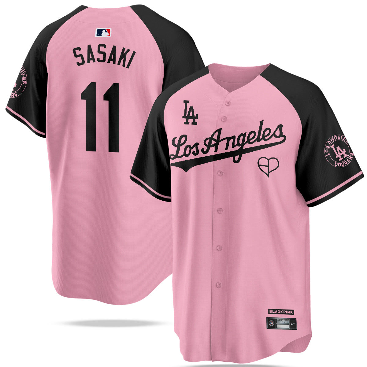 Men's Los Angeles Dodgers BLΛƆKPIИK 2025 Limited Jersey - All Stitched