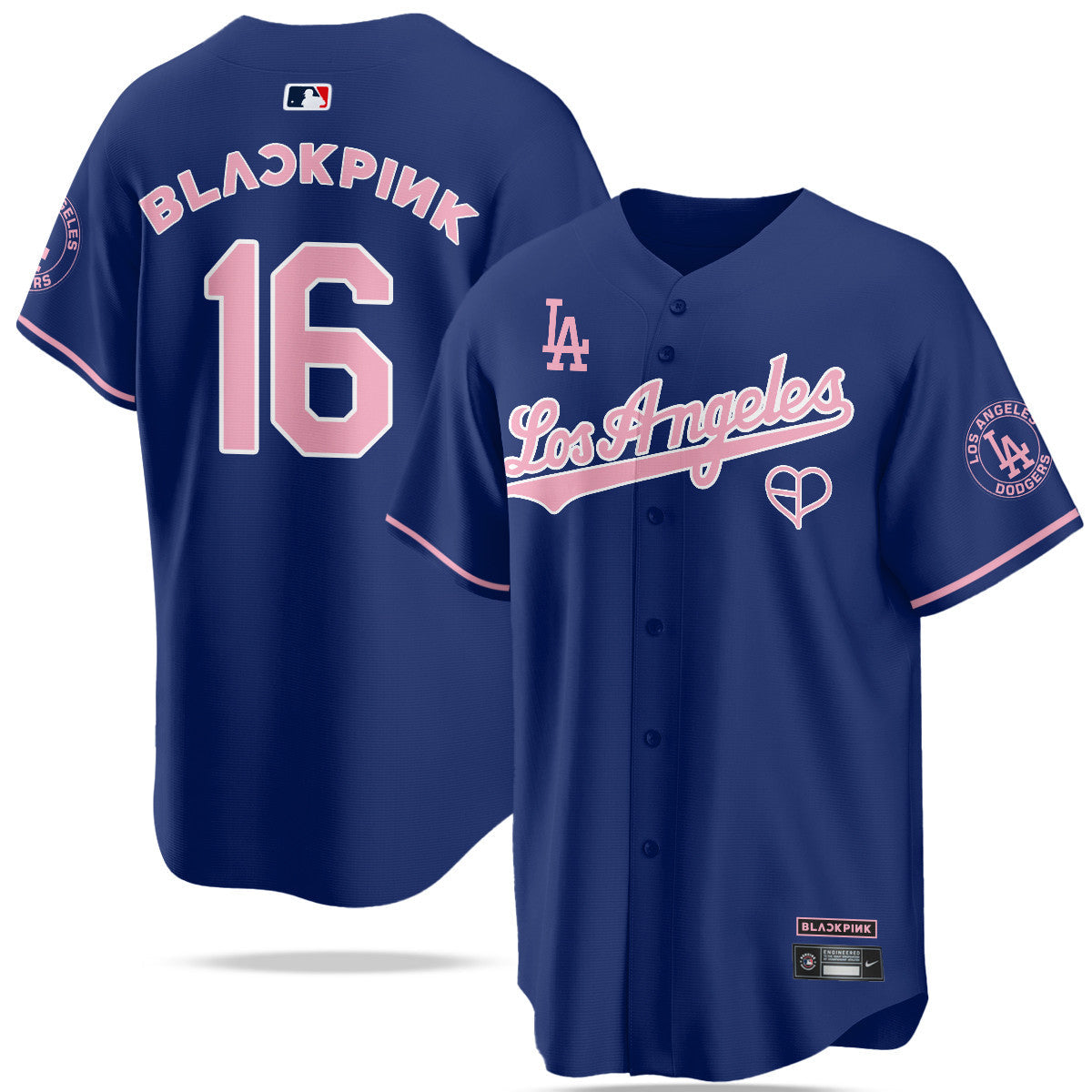 Men's Los Angeles Dodgers BLΛƆKPIИK 2025 Limited Jersey - All Stitched