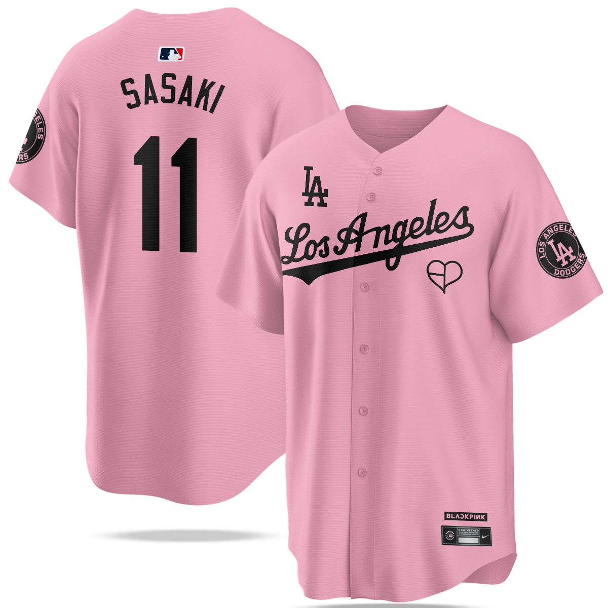 Men's Los Angeles Dodgers BLΛƆKPIИK 2025 Limited Jersey - All Stitched