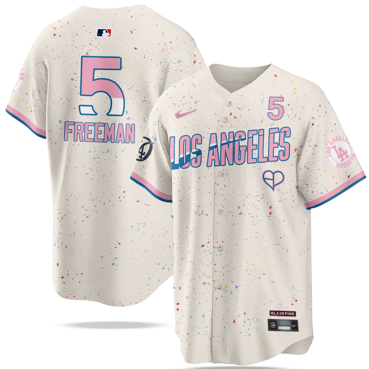 Men's Los Angeles Dodgers BLΛƆKPIИK 2025 Limited Jersey - All Stitched