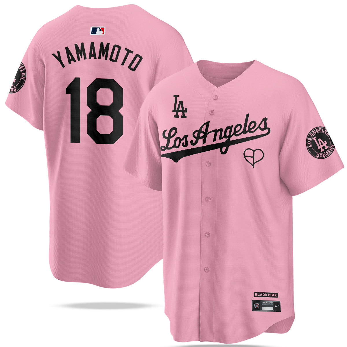 Men's Los Angeles Dodgers BLΛƆKPIИK 2025 Limited Jersey - All Stitched