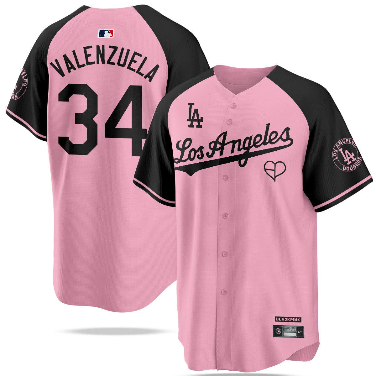 Men's Los Angeles Dodgers BLΛƆKPIИK 2025 Limited Jersey - All Stitched