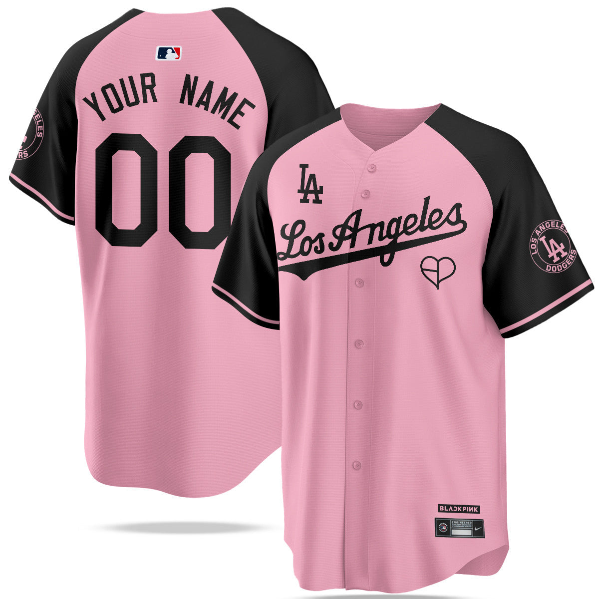 Los Angeles Dodgers BLΛƆKPIИK 2025 Limited Custom Jersey - All Stitched