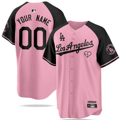 Los Angeles Dodgers BLΛƆKPIИK 2025 Limited Custom Jersey - All Stitched