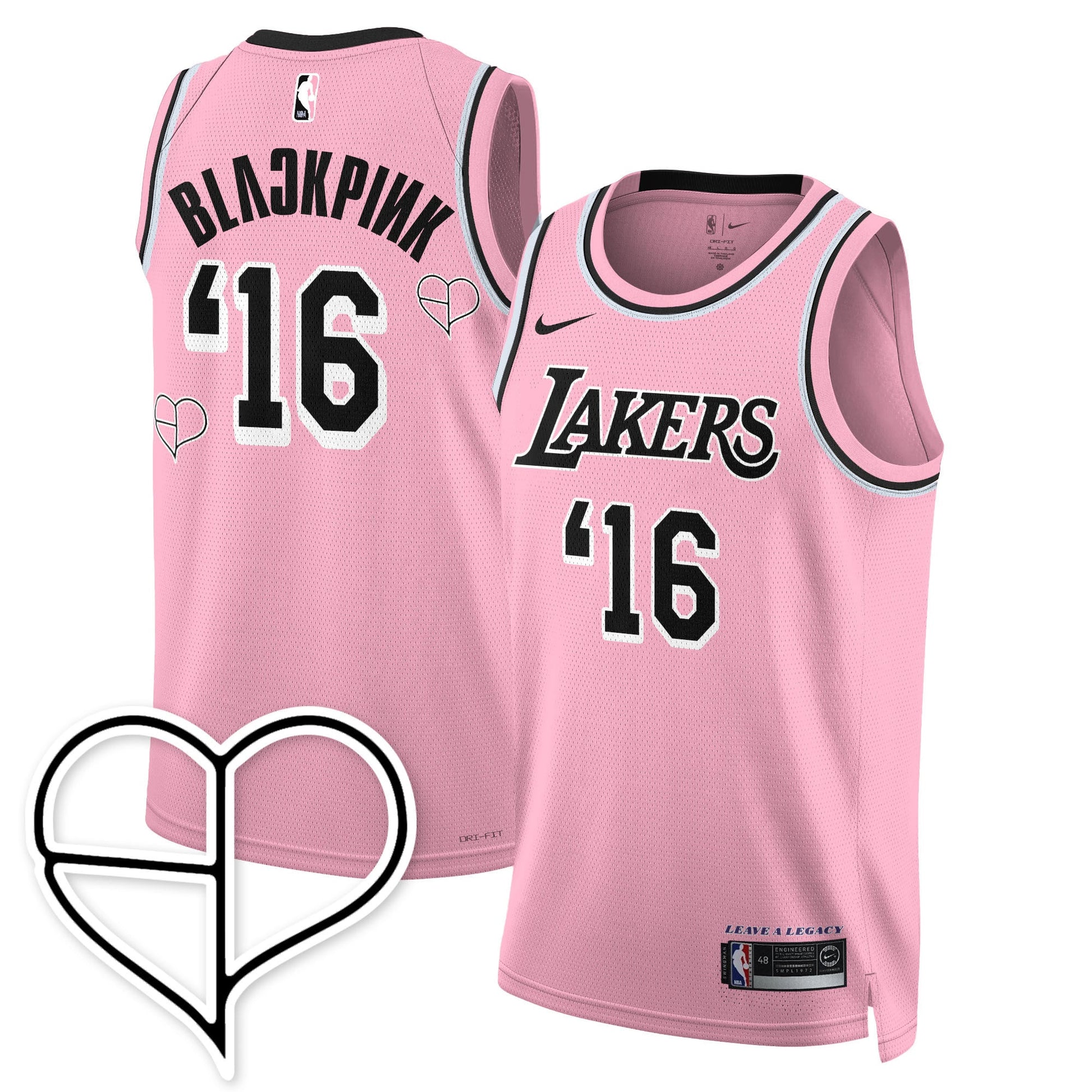 Men's Los Angeles Lakers BLΛƆKPIИK 2025 Limited Jersey - All Stitched