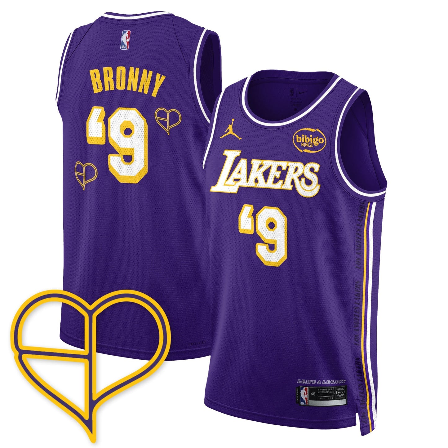 Men's Los Angeles Lakers BLΛƆKPIИK 2025 Limited Jersey - All Stitched