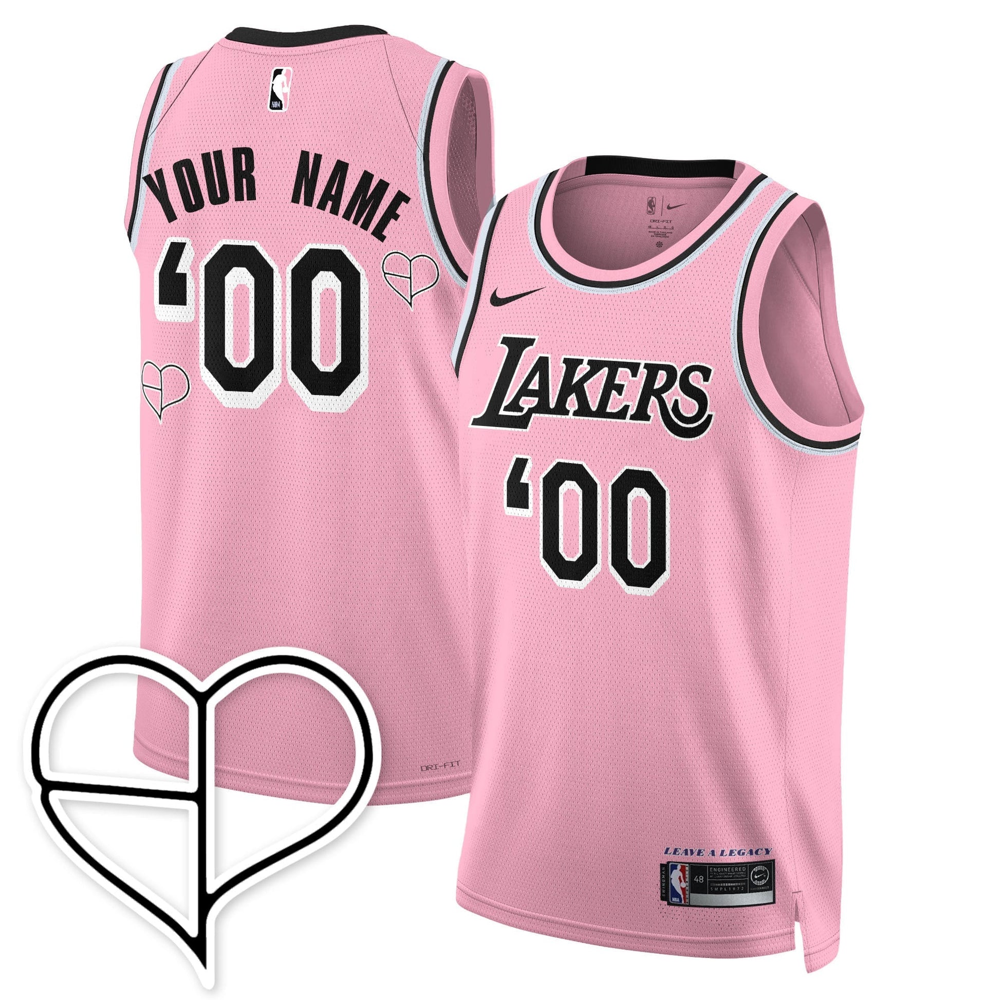 Custom Los Angeles Lakers BLΛƆKPIИK 2025 Limited Jersey - All Stitched