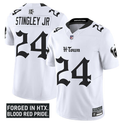 Men's Houston Texans 'Gothic Lone Star Shadows Edition' Vapor Limited Jersey - All Stitched