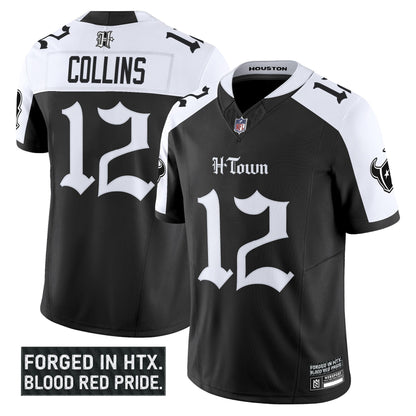 Men's Houston Texans 'Gothic Lone Star Shadows Edition' Vapor Limited Jersey - All Stitched