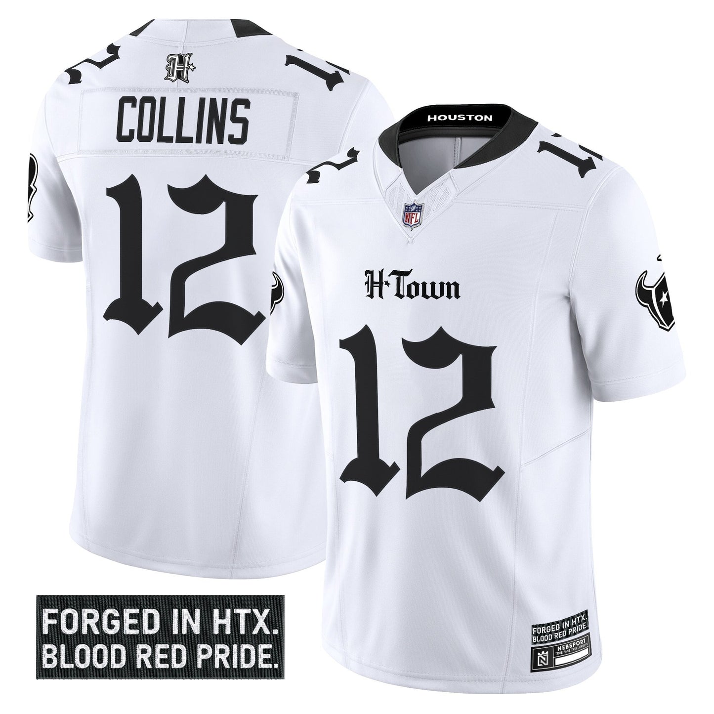 Men's Houston Texans 'Gothic Lone Star Shadows Edition' Vapor Limited Jersey - All Stitched