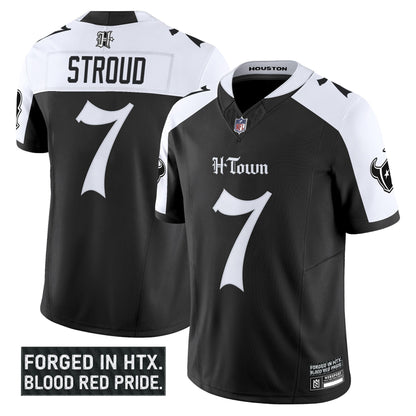 Men's Houston Texans 'Gothic Lone Star Shadows Edition' Vapor Limited Jersey - All Stitched
