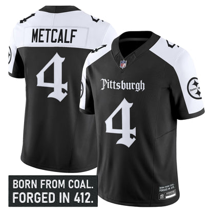 Men's Pittsburgh Steelers 'Gothic Steel City Edition' Vapor Limited Jersey - All Stitched