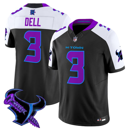 Men's Houston Texans 2025 DJ Screw Vapor Limited Jersey - All Stitched