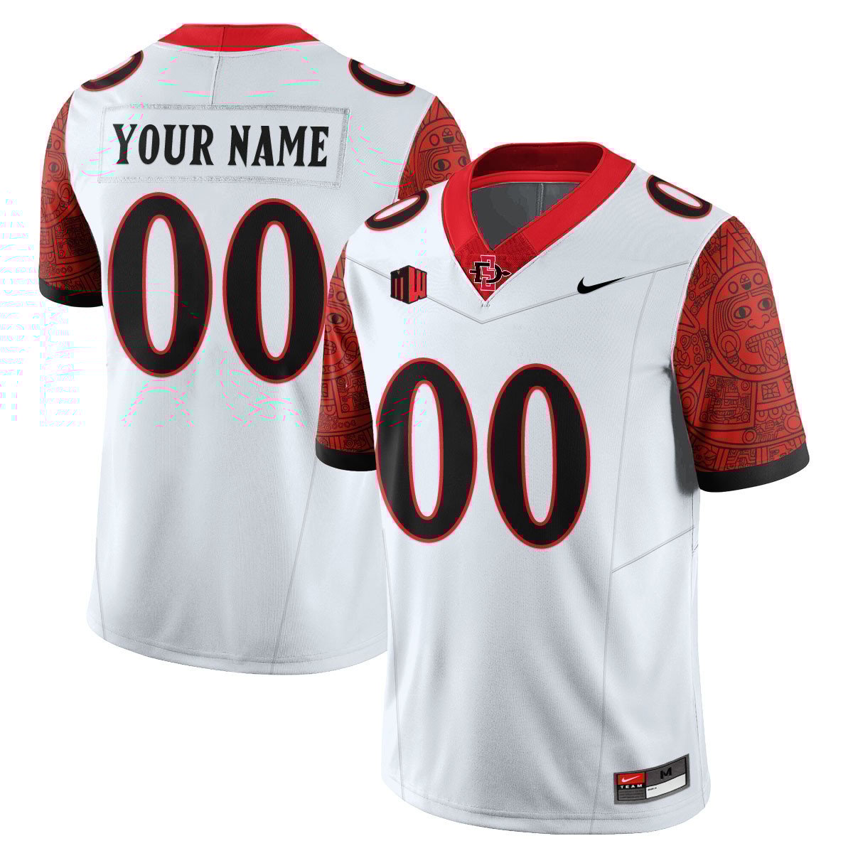 Custom San Diego State Football 2025 Limited Jersey - All Stitched