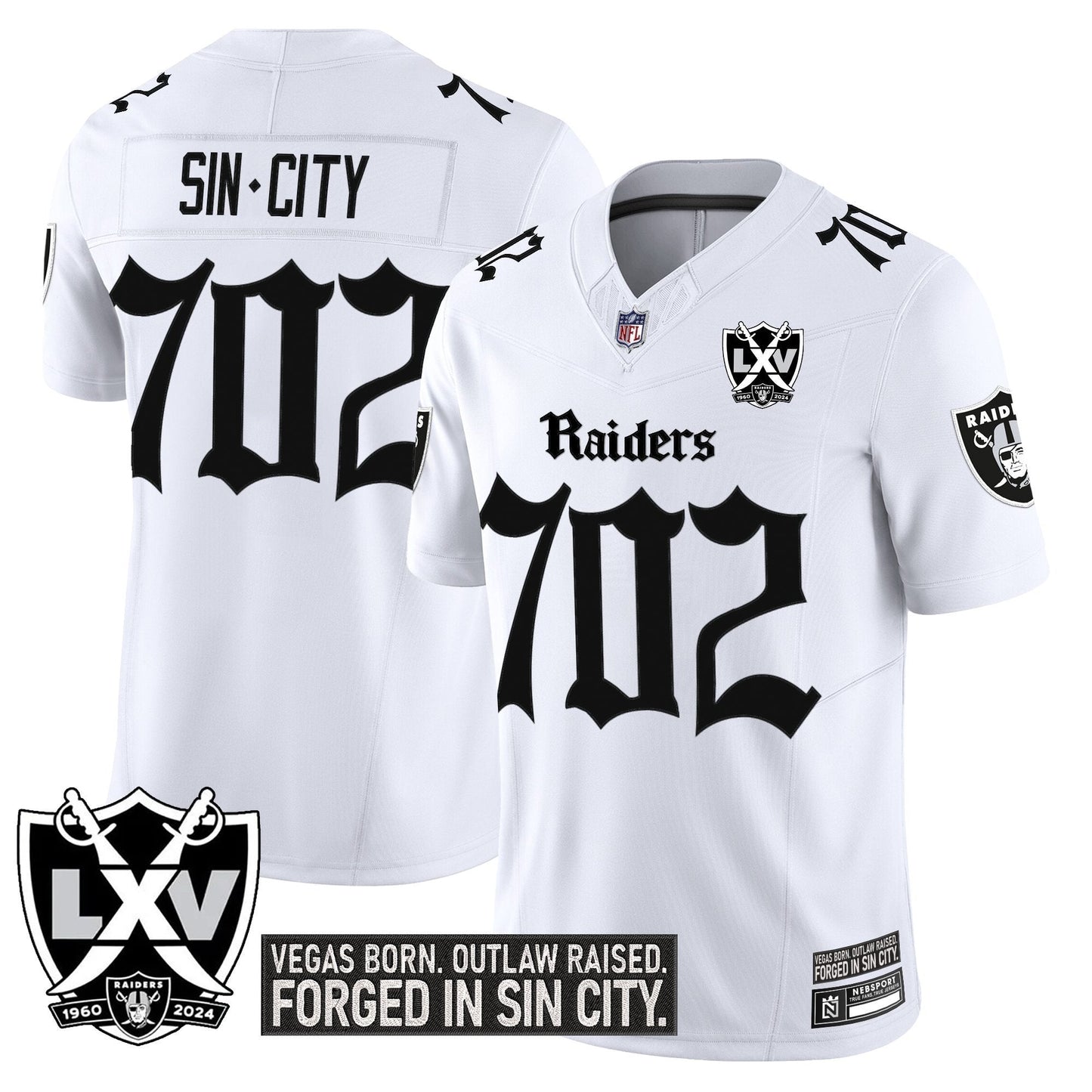 Men's Las Vegas Raiders 'Gothic Sin City Shadows Edition' Vapor Limited Jersey - All Stitched