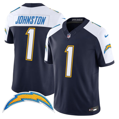 Men's Los Angeles Chargers 2025 Alternate Charger Power Vapor Limited Jersey - All Stitched