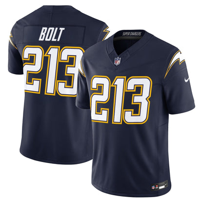 Men's Los Angeles Chargers 2025 Alternate Charger Power Vapor Limited Jersey - All Stitched