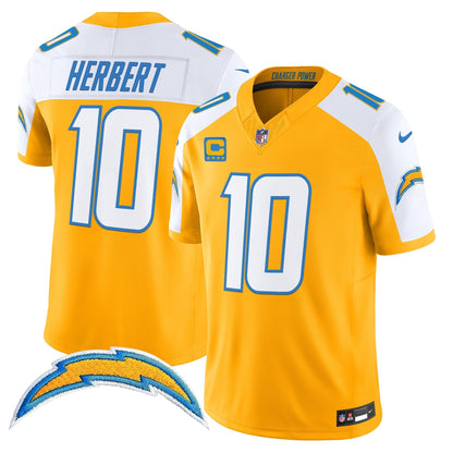 Men's Los Angeles Chargers 2025 Alternate Charger Power Vapor Limited Jersey - All Stitched
