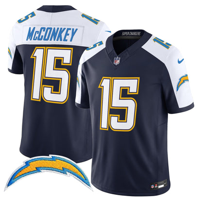 Men's Los Angeles Chargers 2025 Alternate Charger Power Vapor Limited Jersey - All Stitched