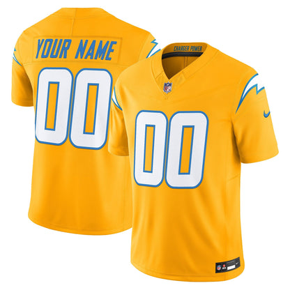 Los Angeles Chargers 2025 Alternate Charger Power Vapor Limited Custom Jersey - All Stitched