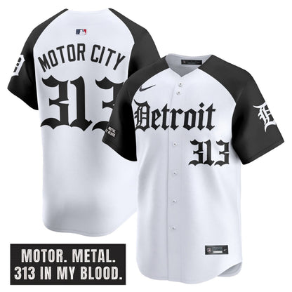DET 'Motor Gothic Edition' Vapor Premier Limited Jersey - All Stitched