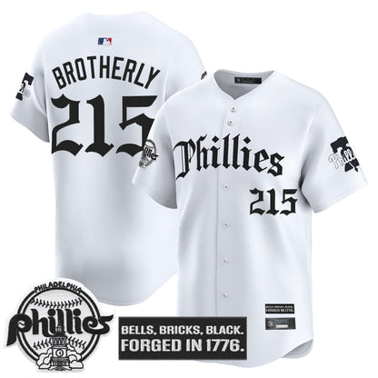 Men's Philadelphia Phillies 'Gothic Liberty Edition' Vapor Premier Limited Jersey - All Stitched