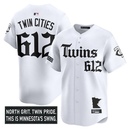 Men's Minnesota Twins 'Gothic North Edition' Vapor Premier Limited Jersey V2 - All Stitched